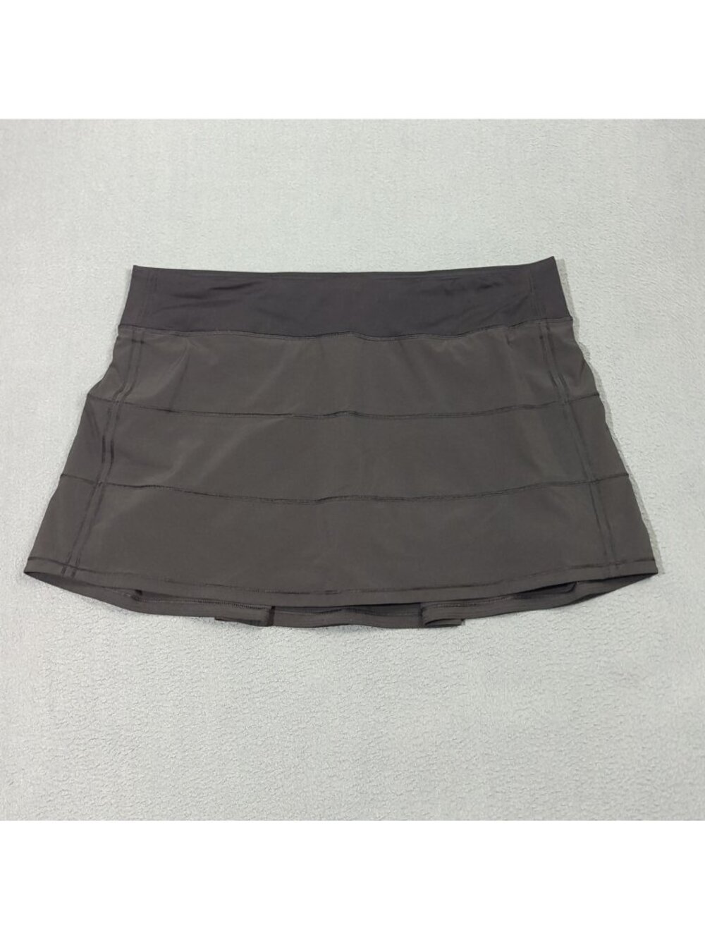 Lululemon Pace Rival Skirt 14 Tall Black 4-Way Stretch 15" Golf Tennis Preppy